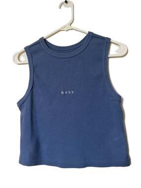 Roxy Roxify Ribbed Tank Top in Azure Blue